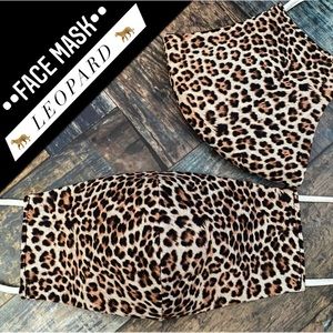 Cloth Face Mask - Leopard 🐆 MEDIUM